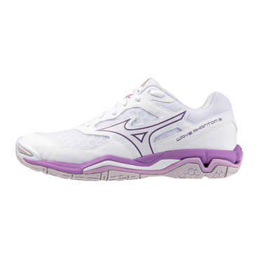 Mizuno Wave Phantom 3 Women White/PatricianPurple/