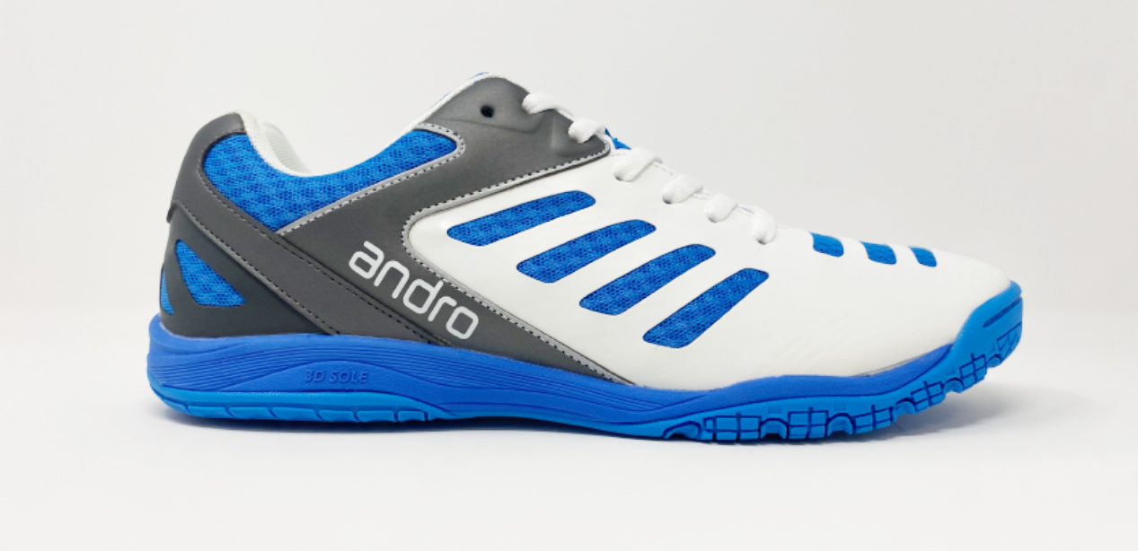 andro Schuh Cross Step 2 weiß/blau/grau