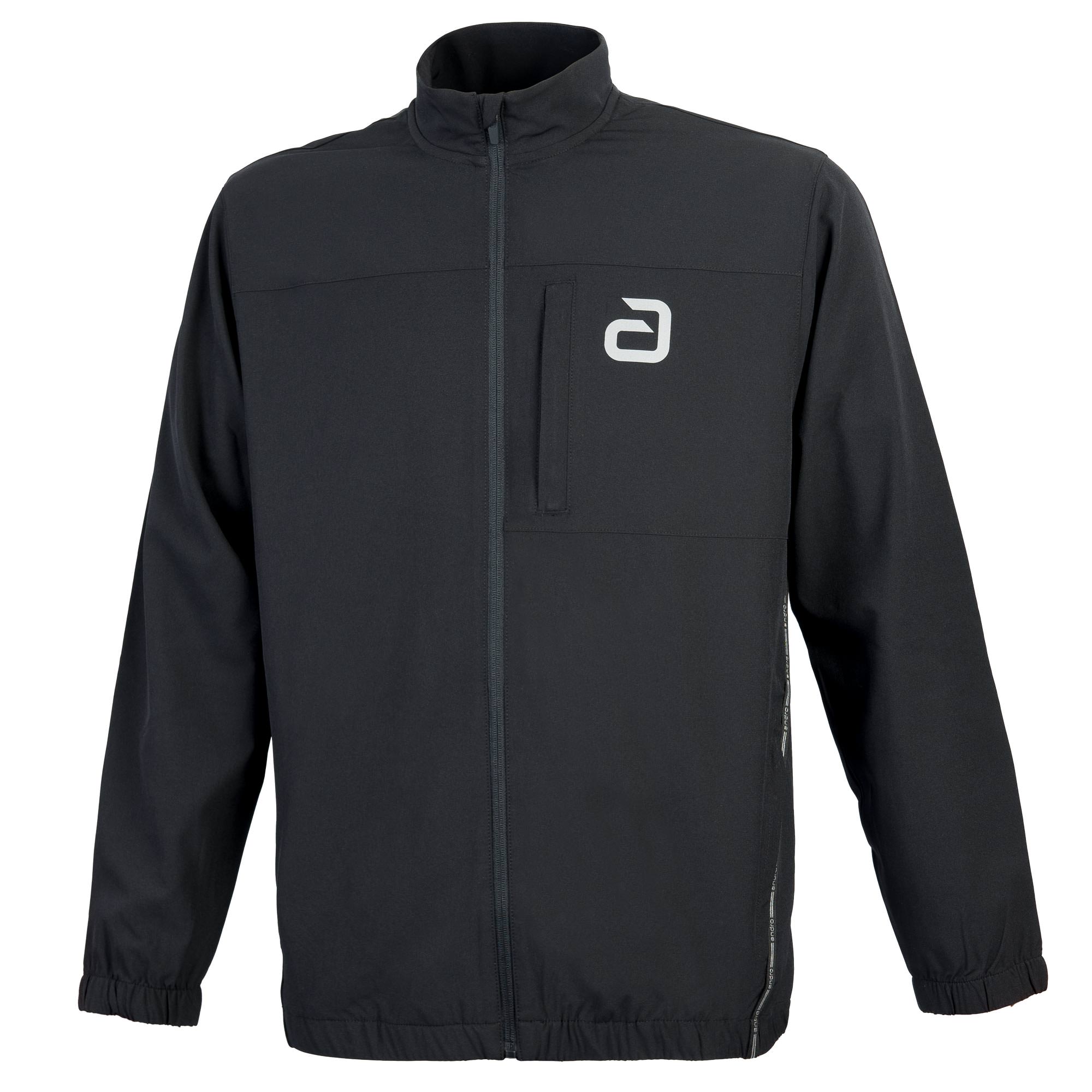 andro Jacke Marbery schwarz/grau