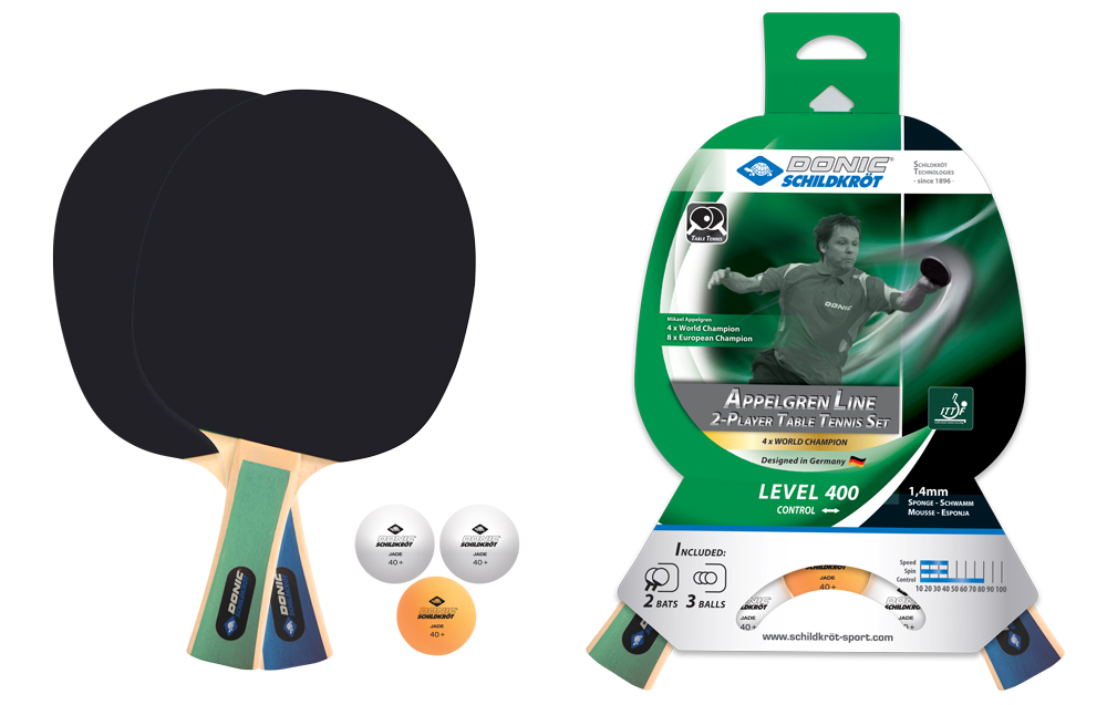 Donic/Schildkröt Tischtennis-Set Appelgren 400
