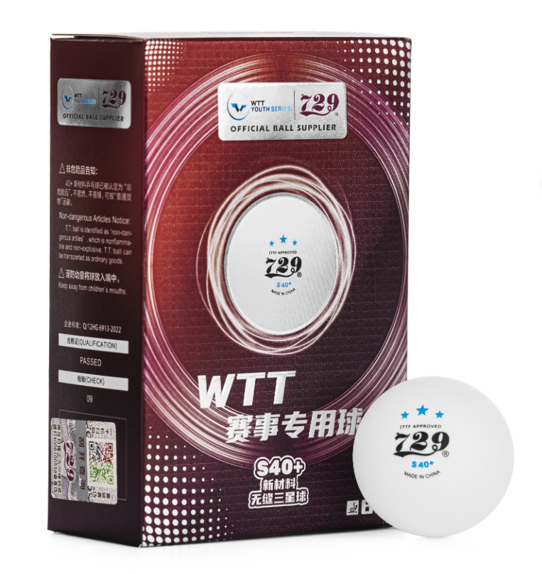 729 40+ 3*** S40+ WTT 6 balls (seamless)
