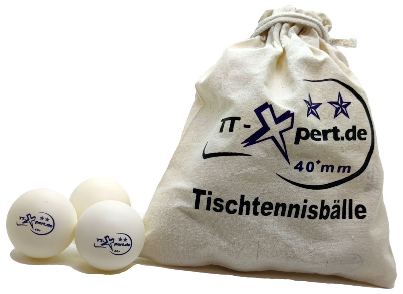Tischtennisbälle ABS 40+  mit Zugbeutel